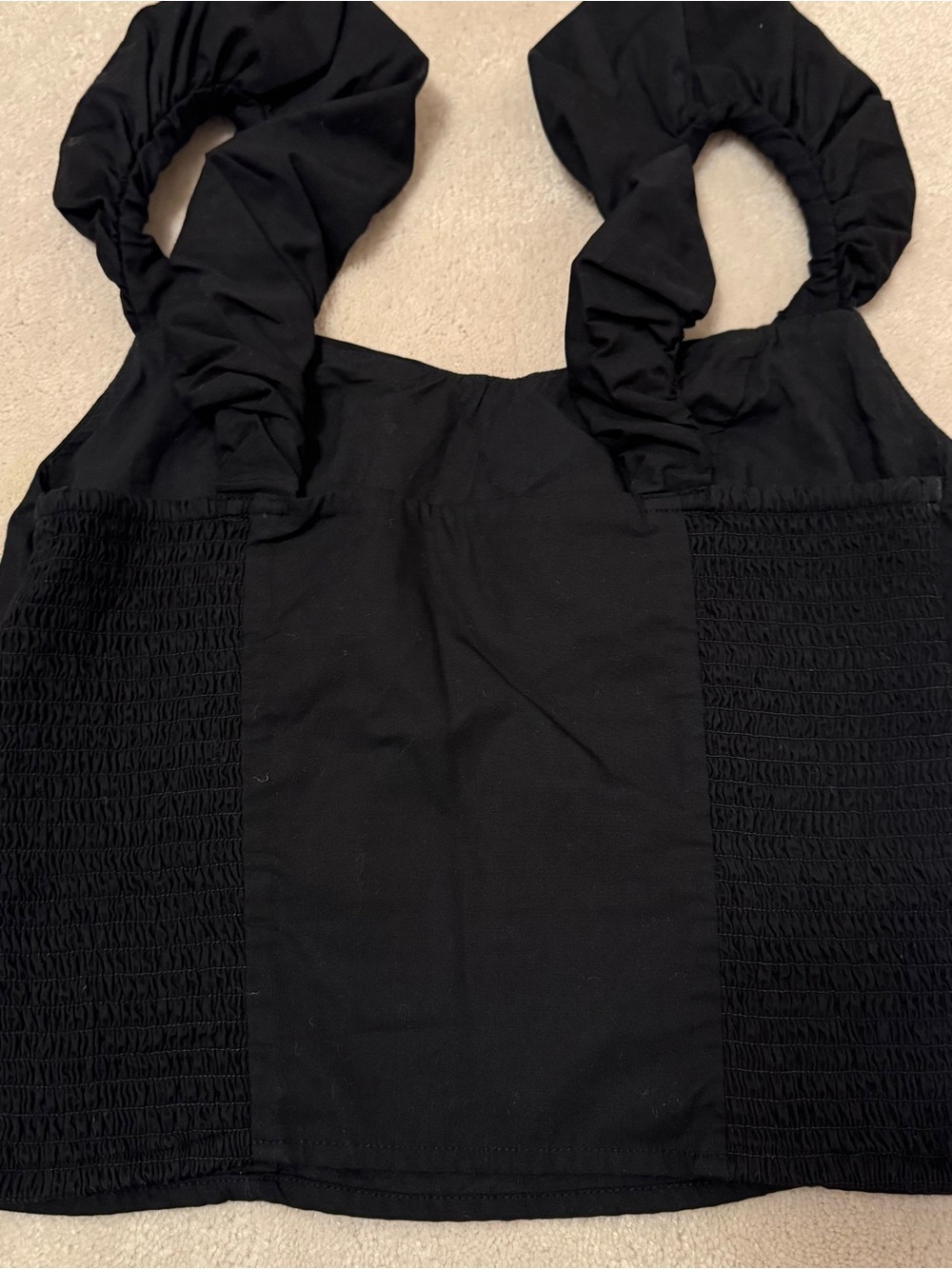 Abercrombie Ruffle Strap Cropped Top - Picture 3 of 4